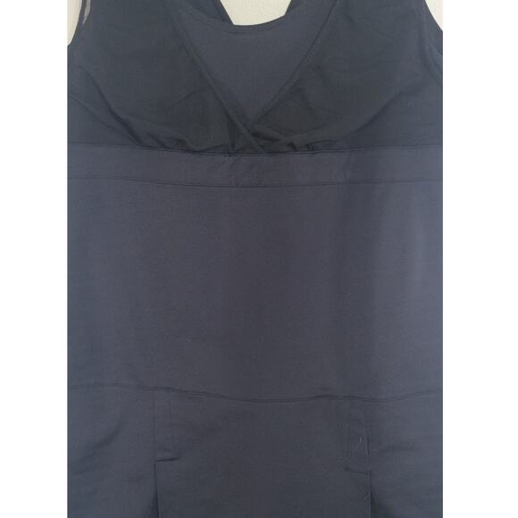 Athleta Dress Womens X-Large Athletic Pleated Mini Dress Sporty Active Workout - Picture 2 of 7